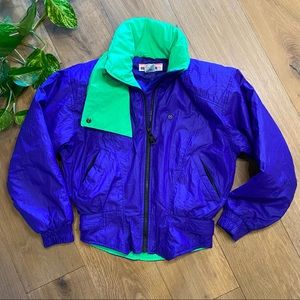 1980s OBERMEYER neon Ski Jacket